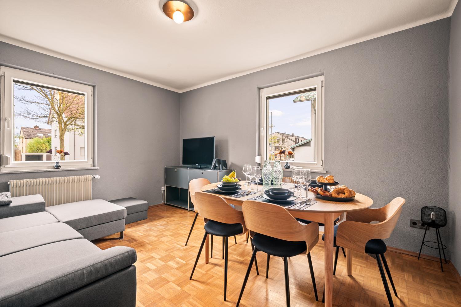 Apartment Fuer Bis Zu 6 Personen Mit Terrasse Und Klima FDH Exteriör bild