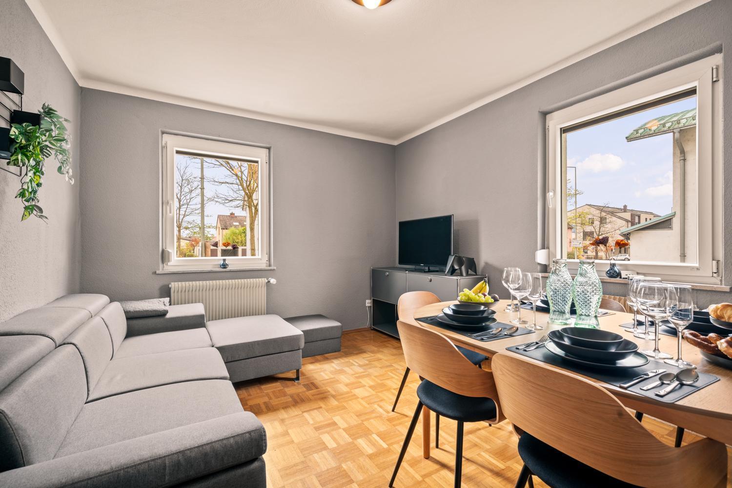 Apartment Fuer Bis Zu 6 Personen Mit Terrasse Und Klima FDH Exteriör bild
